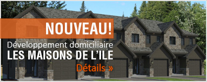 Développement domiciliaire, les maisons de l'ile